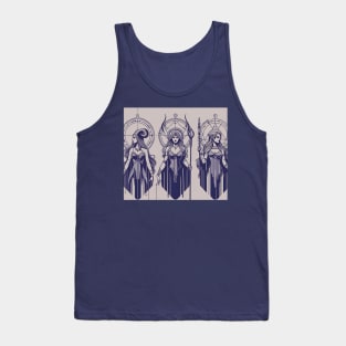 Bad Girl Triptych 2: Lilith, Jezebel, and Valkyrie Tank Top